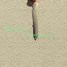 Gray Diamond Straight Tie
