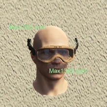 Dark Tan Tactical Goggles